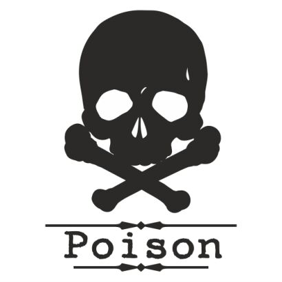 Naklejka Poison 