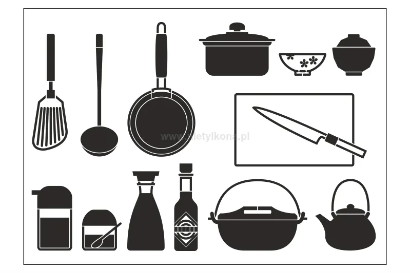 Naklejka Arkusz elementy - kuchnia