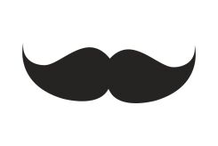 Naklejka Mustache/Wąsy