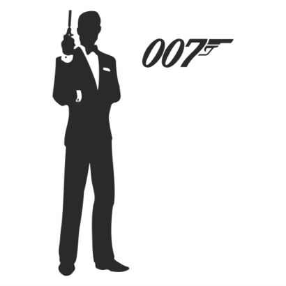 Naklejka James Bond 
