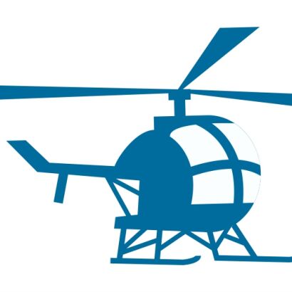 Naklejka Helikopter