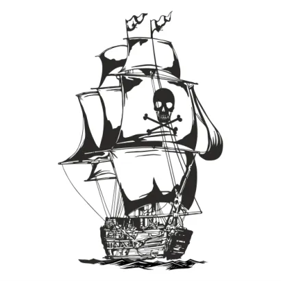 Naklejka Statek Piratów