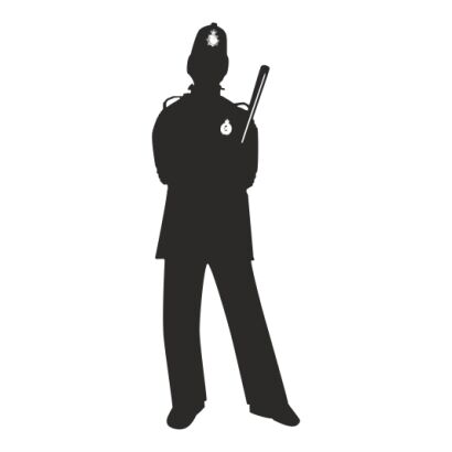 Naklejka Angielski policjant / English policeman
