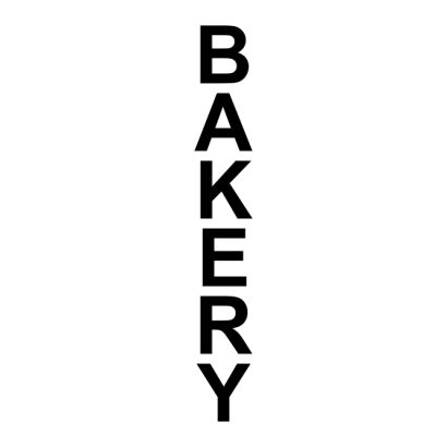 Naklejka Bakery