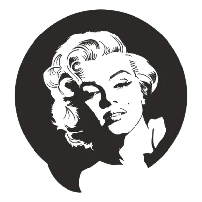 Naklejka Marilyn Monroe