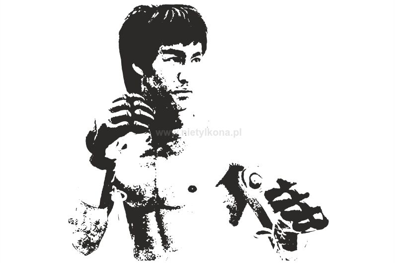 Naklejka Bruce Lee