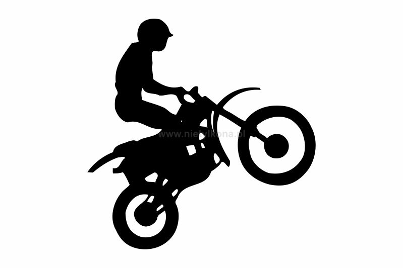 Naklejka Motocyklista 