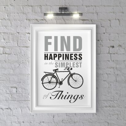 Plakat Find happiness