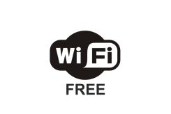 Naklejka Wi Fi FREE