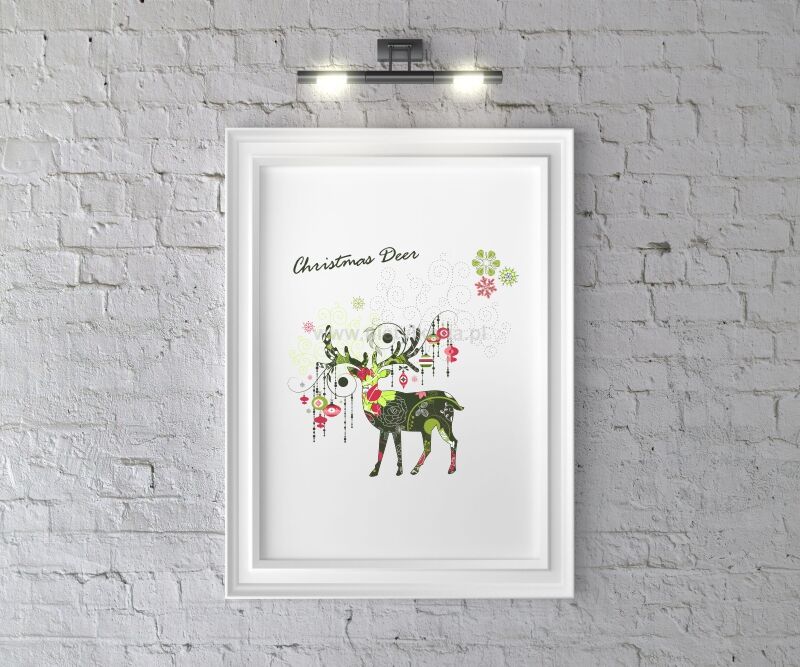 Plakat Christmas Deer